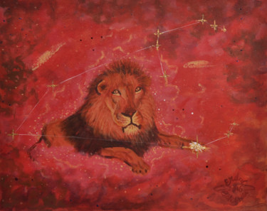 "Leo Constellation" başlıklı Tablo Erdal Bölükbaşı tarafından, Orijinal sanat, Akrilik