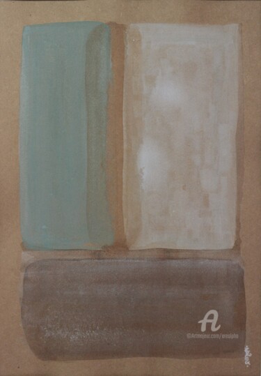 Peinture intitulée "Abstract #2 softly" par Erealpha, Œuvre d'art originale, Acrylique