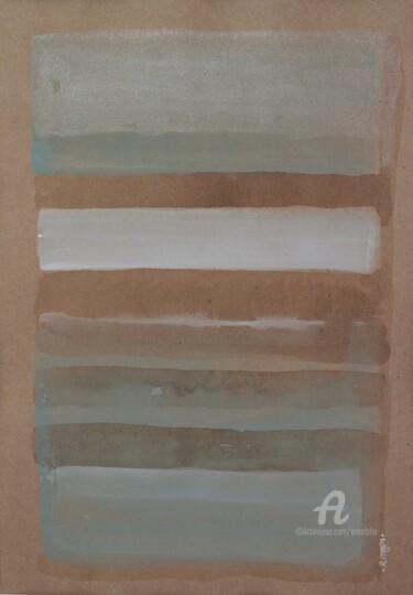 Peinture intitulée "Abstract #5 strates" par Erealpha, Œuvre d'art originale, Acrylique