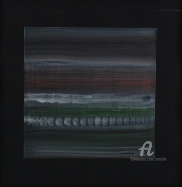 Peinture intitulée "Vibrating Landscape" par Erealpha, Œuvre d'art originale, Acrylique