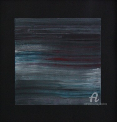 Peinture intitulée "A travers la nuit" par Erealpha, Œuvre d'art originale, Acrylique