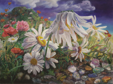 "Daisies" başlıklı Tablo Eren tarafından, Orijinal sanat, Diğer