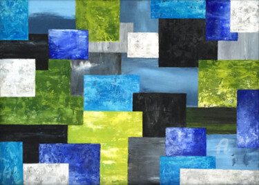 Pintura titulada "Brightening sky" por Mimi Eres, Obra de arte original, Acrílico