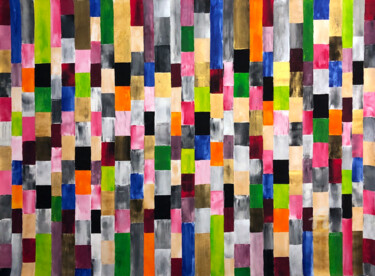 Malerei mit dem Titel "Patterns  n. 22/28" von Mimi Eres, Original-Kunstwerk, Acryl