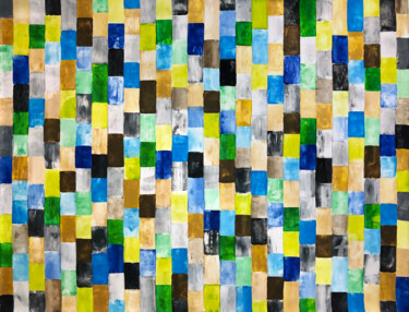 Картина под названием "Patterns  n. 22/34" - Mimi Eres, Подлинное произведение искусства, Акрил