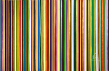 Peinture intitulée "Stripes 22/28" par Mimi Eres, Œuvre d'art originale, Acrylique