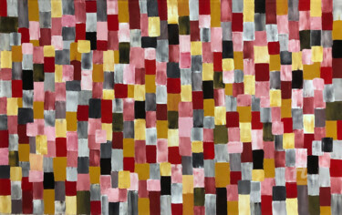 Картина под названием "Patterns  n. 22/44" - Mimi Eres, Подлинное произведение искусства, Акрил