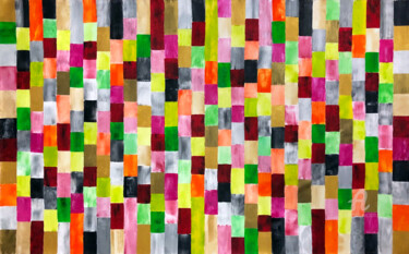 Pintura intitulada "Patterns  n. 22/42" por Mimi Eres, Obras de arte originais, Acrílico