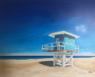 Schilderij getiteld "Deauville 2" door Eric Blondel, Origineel Kunstwerk, Acryl