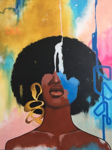 Sixties Peinture intitulée "Sixties" par Deefool, Œuvre d'art originale, Acrylique Monté sur Châssis