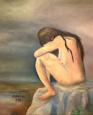 Картина под названием "ALZHIR, Your heart…" - Eric Borel, Подлинное произведение искусства, Масло