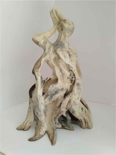 Скульптура под названием "Poterie 11" - Eric Bouquet, Подлинное произведение искусства, Нержавеющая сталь