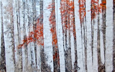 Peinture intitulée "ecorces-de-lumiere-…" par Eric Bourse, Œuvre d'art originale