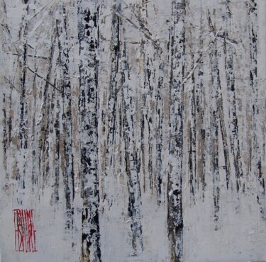 Painting titled "hiver-30-x-30.jpg" by Eric Bourse, Original Artwork