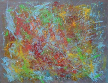 Painting titled "F012" by Eric Charlot, Original Artwork, Acrylic