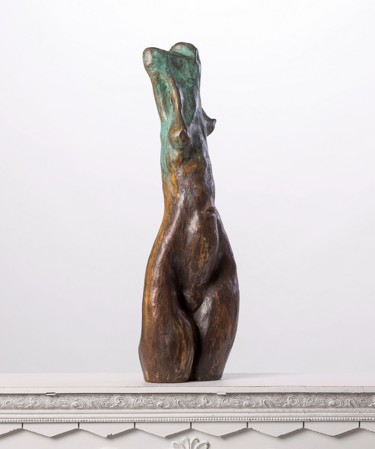 Скульптура под названием "Expressionist Torso…" - Eric Doireau, Подлинное произведение искусства, Металлы