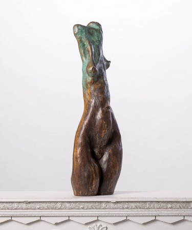 Sculpture intitulée "Expressionist Torso…" par Eric Doireau, Œuvre d'art originale, Métaux