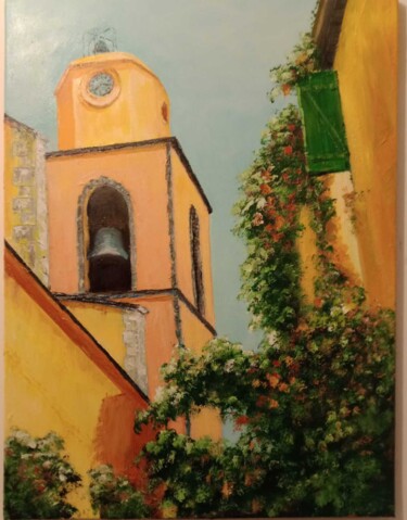 Painting titled "Saint tropez" by Eric Espigares, Original Artwork, Acrylic