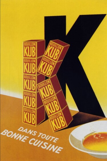 Arte digitale intitolato "Bouillon Kub" da Eric Faure, Opera d'arte originale