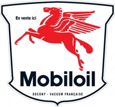 Arte digitale intitolato "Blason MobilOil peg…" da Eric Faure, Opera d'arte originale