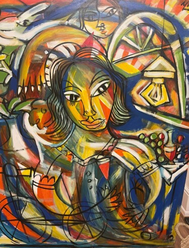 Pittura intitolato "28_Primavera do Amor" da Eric Force, Opera d'arte originale, Acrilico Montato su Telaio per barella in l…