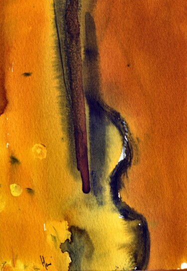 Ζωγραφική με τίτλο "Spleen" από Eric Hervé, Αυθεντικά έργα τέχνης, Μελάνι