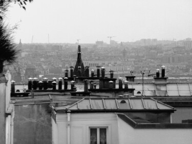 Photography titled "Les Toits Parisiens…" by Eric L Vadé, Original Artwork, Digital Photography