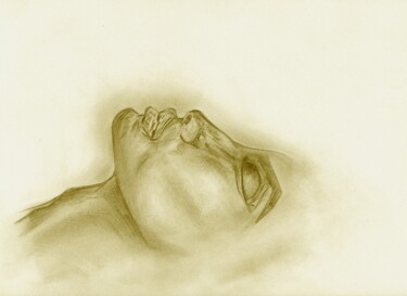 Drawing titled "The Dreamer" by Eric L Vadé, Original Artwork, Graphite