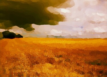 Digital Arts titled "Thunderstorm over w…" by Eric L Vadé, Original Artwork, 2D Digital Work