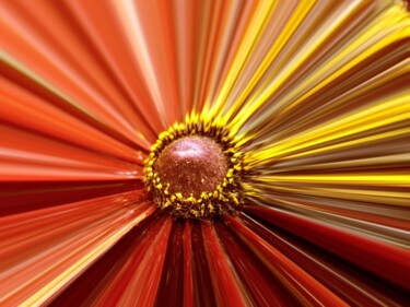Photographie intitulée "Orange Red Yellow" par Eric L Vadé, Œuvre d'art originale, Photographie manipulée