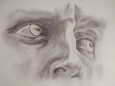 Tekening getiteld "Sketch of David" door Eric L Vadé, Origineel Kunstwerk, Potlood