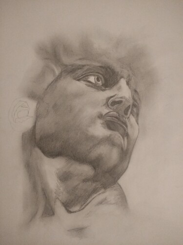 Dessin intitulée "David" par Eric L Vadé, Œuvre d'art originale, Crayon