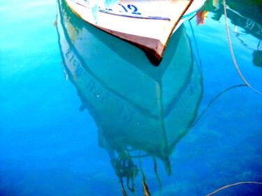 Fotografia zatytułowany „Blue Reflection” autorstwa Eric L Vadé, Oryginalna praca, Fotografia cyfrowa