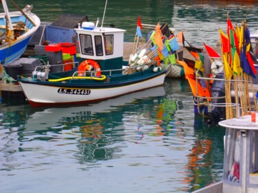 Fotografia intitulada "Un bateau de pêcheur" por Eric L Vadé, Obras de arte originais, Fotografia Não Manipulada