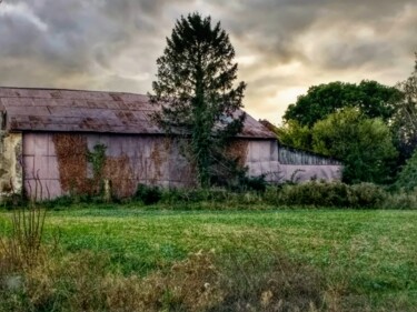Photographie intitulée "The Old Barn" par Eric L Vadé, Œuvre d'art originale, Photographie numérique