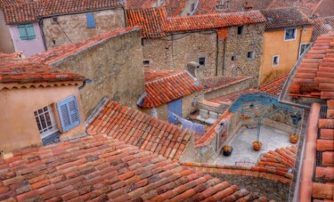Φωτογραφία με τίτλο "Roofs" από Eric L Vadé, Αυθεντικά έργα τέχνης, Ψηφιακή φωτογραφία