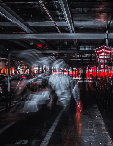 Фотография под названием "Street ghost in Tel…" - Eric Lespinasse, Подлинное произведение искусства, Цифровая фотография Уст…