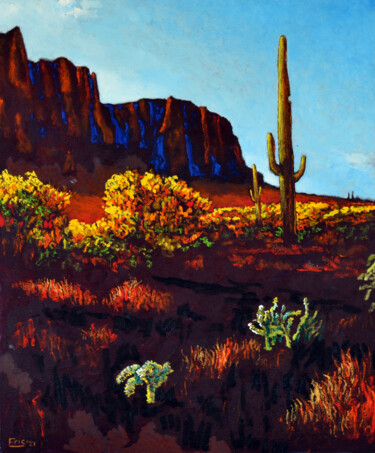 Malerei mit dem Titel "After Sunrise" von Eric Matranga, Original-Kunstwerk, Öl