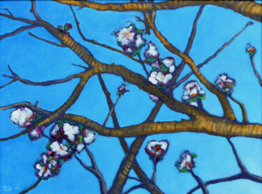 Malerei mit dem Titel "Spring Blossoms" von Eric Matranga, Original-Kunstwerk, Öl