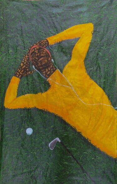 Malerei mit dem Titel "“Peace of mind”" von Eric Odartey Cruickshank, Original-Kunstwerk, Acryl