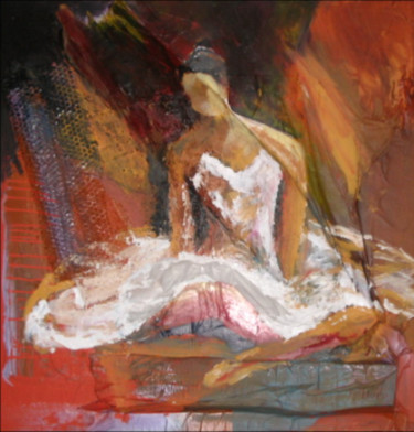 Peinture intitulée "la danseuse en tutu" par Eric Pichon, Œuvre d'art originale, Autre