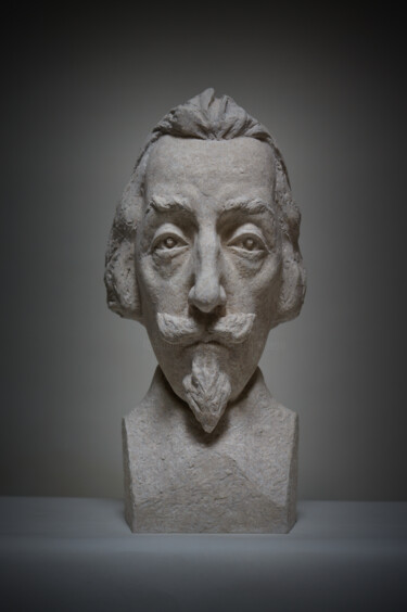 Escultura intitulada "Richelieu" por Eric Régimbeau, Obras de arte originais, Gesso