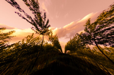 Photographie intitulée "Distorted sunset I" par Eric Régimbeau, Œuvre d'art originale