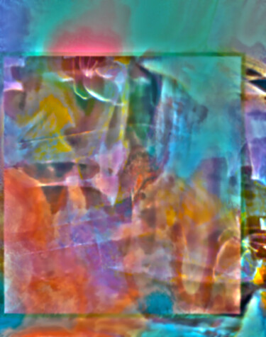 Digital Arts με τίτλο "Stained glass" από Eric Régimbeau, Αυθεντικά έργα τέχνης, Ψηφιακή ζωγραφική