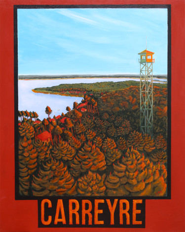 Peinture intitulée "carreyre R.jpg" par Eric Roy, Œuvre d'art originale, Acrylique