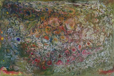 Картина под названием "Snake Skin" - Eric Schauer, Подлинное произведение искусства, Акрил