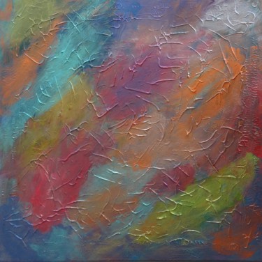 Painting titled "Iridescence > 50 x…" by Eric Schauer, Original Artwork, Acrylic