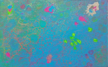 Peinture intitulée "Tropical Reef > 22c…" par Eric Schauer, Œuvre d'art originale, Acrylique