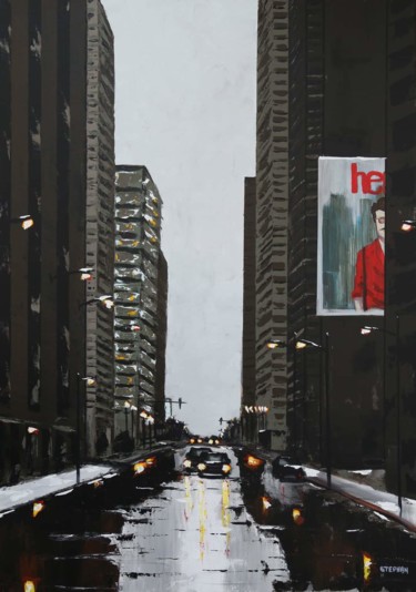 Peinture intitulée "Off You" par Eric Stephan, Œuvre d'art originale, Acrylique