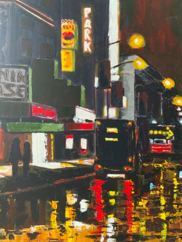 Картина под названием "By Night" - Eric Stephan, Подлинное произведение искусства, Акрил